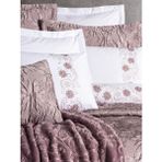 Cotton Box Cotton Bo x Platınıum Çift Kişilik Yatak Örtüsü Seti Theresa Pudra - 260 x 250 cm