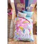 Cotton Box Dream Mint Junior Tek Kişilik Lastikli Çarşaflı Nevresim Takımı