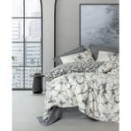 Cotton Box Dual Çift Kişilik Nevresim Takımı Hilaris Antrasit - Çok Renkli - 100 x 100 cm