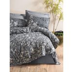 Cotton Box Dual Comely Antrasit Çift Kişilik 200x220 cm Nevresim Takımı