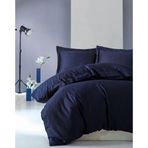 Cotton Box Elegant Lacivert Çift Kişilik Nevresim Takımı