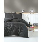 Cotton Box Elegant Stripe Çift Kişilik Nevresim Takımı Antrasit - 240 x 260 cm