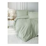 Cotton Box Elegant Stripe Saten Çift Kişilik Nevresim Takımı Adaçayı