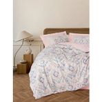 Cotton Box Ethnic Çift Kişilik Nevresim Takımı Mosola Somon Çok Renkli