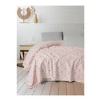 Cotton Box FIXE BASKILI CIFT KISILIK PIKE TAKIMI FINE PEMBE