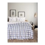 Cotton Box Flanel Nevresim Takımı Çift Kişilik Lavanid Mavi