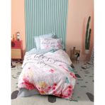 Cotton Box Genç Odası Tek Kişilik Lastikli Çarşaflı Nevresim Takımı Wings Mint - 100 x 200 cm