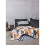 Cotton Box Giorno Modern Tek Kişilik Gri 160x220 cm Nevresim Takımı