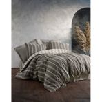 Cotton Box Jamira Smooth Çift Kişilik Haki 200x220 cm Nevresim Takımı