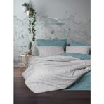 Cotton Box June Mint 200 x 220 cm Petite Çift Kişilik Lastikli Çarşaflı Nevresim Takımı
