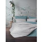Cotton Box June Mint Petite Çift Kişilik Lastikli Çarşaflı Nevresim Takımı
