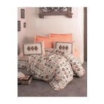 Cotton Box Kateri Somon Etnich Çift Kişilik 200x220 cm Nevresim Takımı