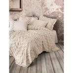 Cotton Box Limi Çift Kişilik Yatak Örtülü Nevresim Takımı Crimp Bej - 230 x 250 cm