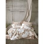 Cotton Box Loren Saten Bej Çift Kişilik 240x260 cm Nevresim Takımı