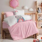Cotton Box Lucky Pembe Pucnh Nakışlı Bebek Nevresim Takımı
