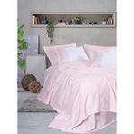 Cotton Box Lusso Bambu Çift Kişilik Pike Takımı Spruce Pudra Pembe