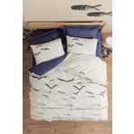 Cotton Box Maritime Larum Lacivert Çift Kişilik 200x220 cm Nevresim Takımı