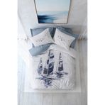 Cotton Box Maritime Tek Kişilik Nevresim Takimi Skipped İndigo