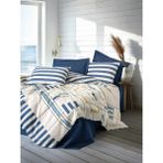 Cotton Box Modern Çift Kişilik Nevresim Takımı Lunox Lacivert - 240 x 260 cm