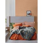 Cotton Box Modern Ranforce Çift Kişilik Nevresim Takimi Stark Tarçın - 200 x 220 cm