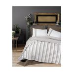 Cotton Box Nobil Ranforce Çift Kişilik Swell Kahve 200x220 cm Nevresim Takımı