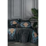 Cotton Box Palace Saten Çift Kişilik Nevresim Takımı Dorhan Siyah - 200 x 220 cm