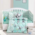 Cotton Box Panda Mint Bebek Uyku Seti