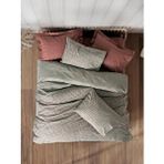 Cotton Box Petite Çift Kişilik Lastikli Çarşaflı Nevresim Takımı Mote Kiremit Çok Renkli