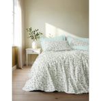 Cotton Box Petite Çift Kişilik Lastikli Çarşaflı Nevresim Takımı Nola Mint - 160 x 200 cm