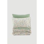 Cotton Box Petite Çift Kişilik Nevresim Takımı Lola Yeşil - 200 x 220 cm - Yeşil - Gri