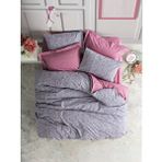 Cotton Box Petite Tek Kişilik Lastikli Çarşaflı Nevresim Takımı Penny Gül Kurusu Çok Renkli