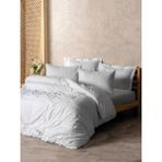 Cotton Box Plaid Ranforce Tek Kişilik Beyaz 160 x 220 cm Nevresim Takımı