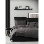 Cotton Box Plain Bitter Antrasit Siyah 160 x 220 cm Tek Kişilik Nevresim Takımı
