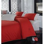 Cotton Box Plain Ranforce Kırmızı Tek Kişilik Nevresim Takımı