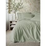 Cotton Box Plain Tek Kişilik Nevresim Takımı Plain Adaçayı Yeşil