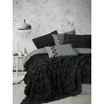 Cotton Box Ranforce Cift Kisilik Yatak Ortulu Nevresim Takimi Limi Viggo Siyah