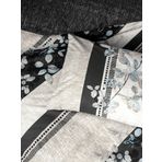 Cotton Box RNF Modeline Çift Kişilik Lehlare Antrasit Nevresim Takımı