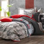 Cotton Box Rock Kırmızı Tek Kişilik Nevresim Takımı