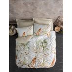 Cotton Box Saten Çift Kişilik Luster Bej 200x220 cm Nevresim Takımı
