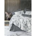 Cotton Box Saten Çift Kişilik Moale Gri Nevresim Takımı - 200 x 220 cm