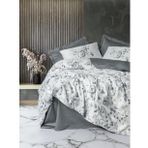 Cotton Box Saten Çift Kişilik Nevresim Takımı Moale Gri