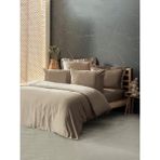 Cotton Box Silky İpek Bej 280 x 280 cm Çift Kişilik Nevresim Takımı