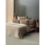 Cotton Box Sılky Ipek-Saten Nevresim Takımı Kıng Sıze Bej - 240 x 220 cm