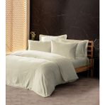 Cotton Box Sılky Ipek-Saten Nevresim Takımı Kıng Sıze Ekru - 240 x 220 cm