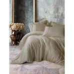 Cotton Box Silky Saten King Size Nevresim Takımı Bej