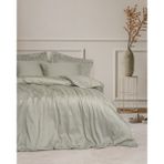 Cotton Box Smart Bambu Saten Çift Kişilik Nevresim Takımı Stripe Bej - 200 x 220 cm