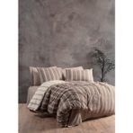 Cotton Box Smooth Tek Kişilik Nevresim Takımı Jamira Kahve - 160 x 220 cm
