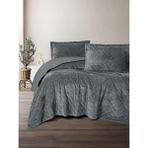 Cotton Box Softnest Tek Kişilik Yatak Örtüsü Boleta Koyu Gri - 180 x 230 cm