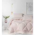 Cotton Box Softwash Çift Kişilik Yorgan Seti Pembe 180x200 Lastikli Çarşaf 508325