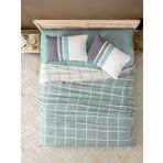Cotton Box Square Easy Mint Çift Kişilik Pike Takımı